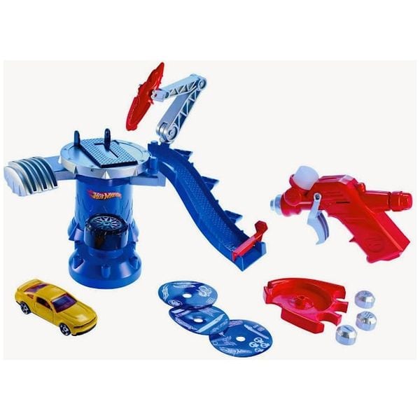 Bộ trang trí tem xe ánh sáng Hot Wheels W3855