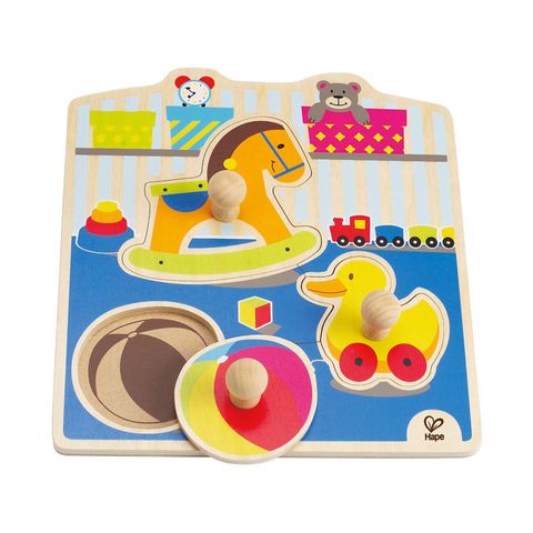  Ghép hình đồ chơi Hape My Toys Knob Puzzle 