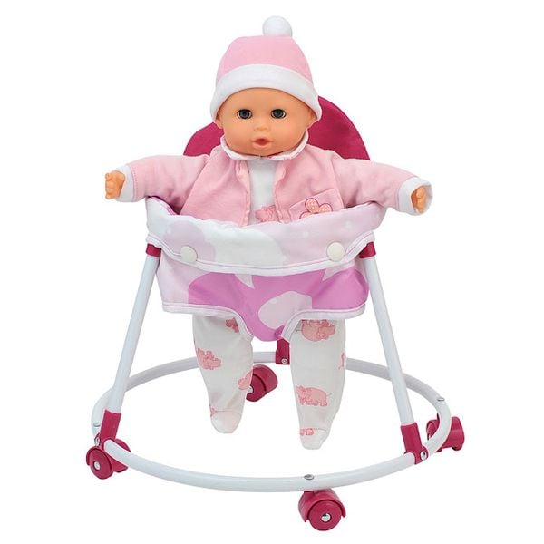 Khung tập đi Walker Set 8 in 1 cho búp bê Bambolina
