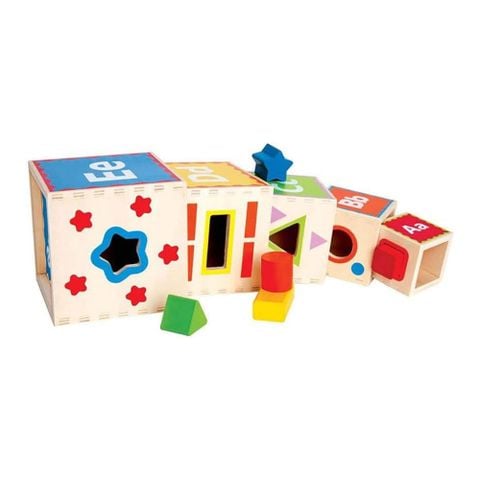  Đồ chơi hộp khối kim tự tháp Hape E0413A 