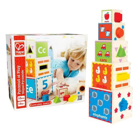  Đồ chơi hộp khối kim tự tháp Hape E0413A 