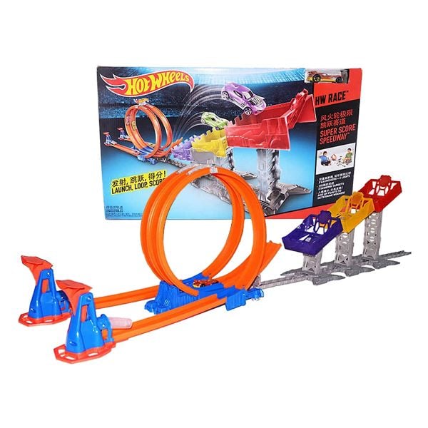 Đường đua Hot Wheels Thử thách nhảy xa DJC05