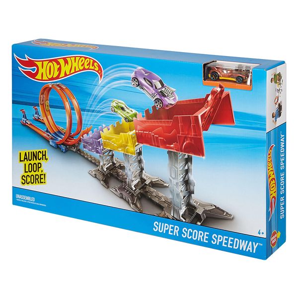 Đường đua Hot Wheels Thử thách nhảy xa DJC05