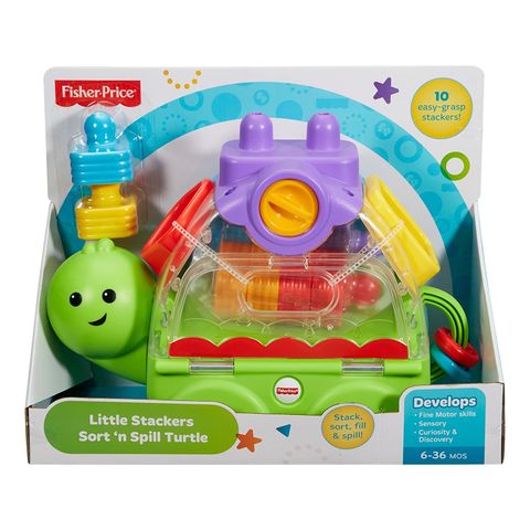  Fisher Price Đồ chơi cho bé 1 tuổi - xếp chồng và thả khối rùa con CMY20 