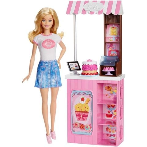  Quầy bánh lưu động của búp bê Barbie Barbie DNC70 
