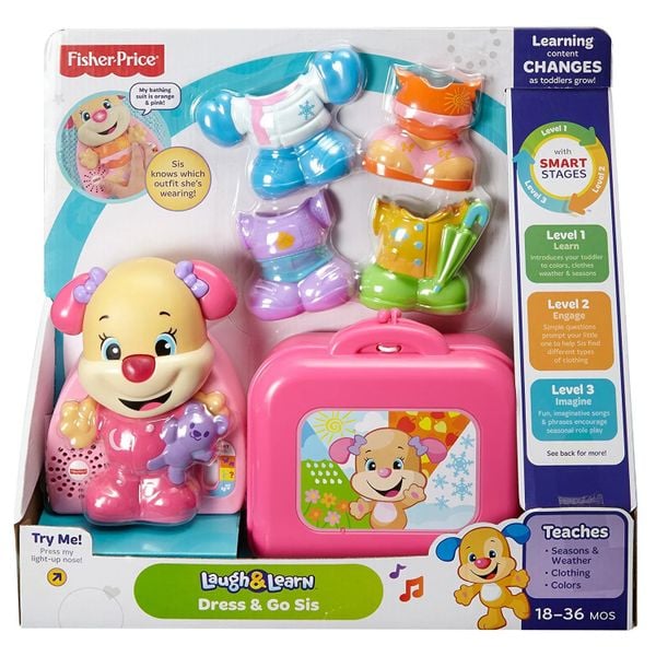 Fisher Price Chú chó thay đồ Dress & Go Sis
