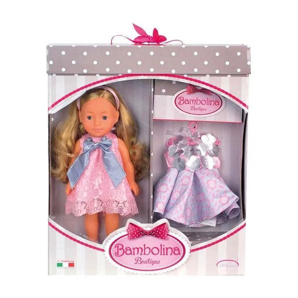 Đồ chơi búp bê thời trang nhí 30cm kèm trang phục Bambolina - BD1622