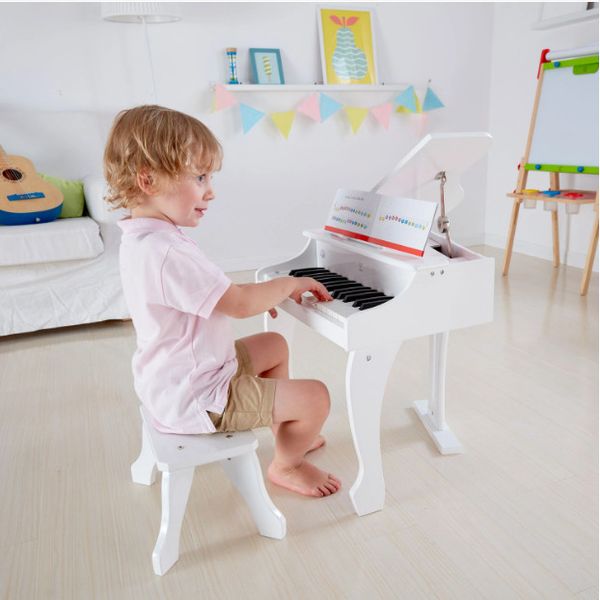 23win08 com đàn piano cao cấp màu trắng Hape E0338A
