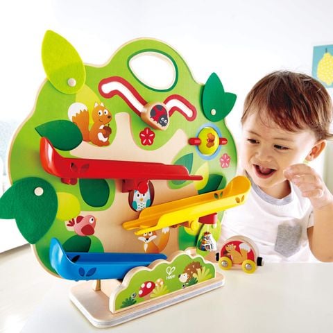 Đồ chơi con sóc trượt dốc đa năng bằng gỗ Hape E3821A 