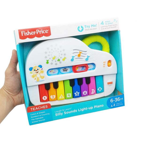 Đồ chơi Đàn Piano Phát Sáng Fisher Price FYK56