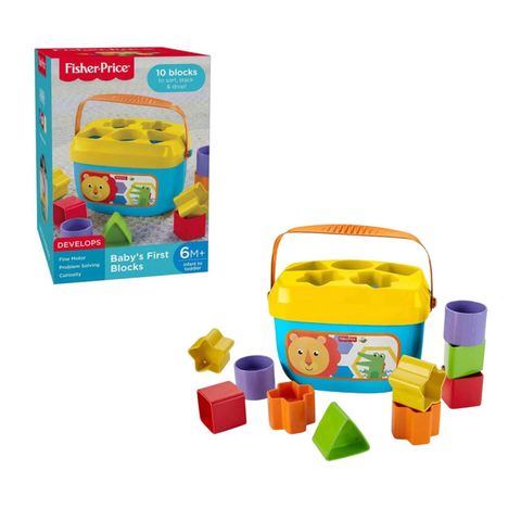  FFC84 Đồ chơi nhận dạng hình khối cho bé 6m+ Fisher Price 