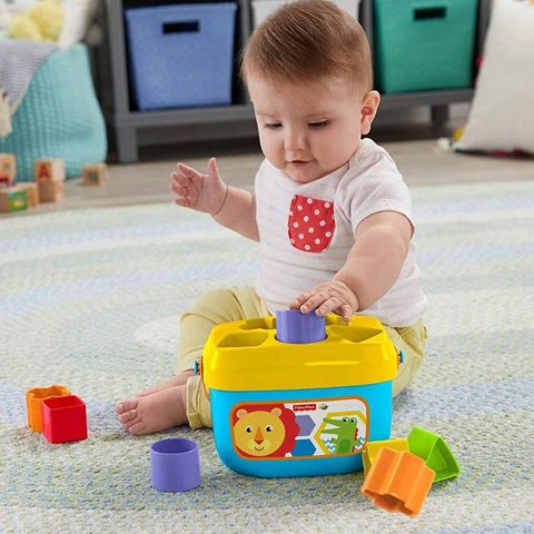  FFC84 Đồ chơi nhận dạng hình khối cho bé 6m+ Fisher Price 