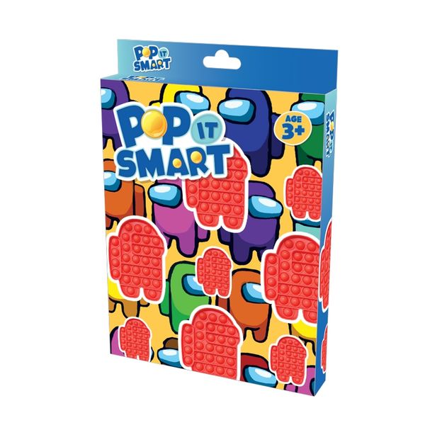  AMU/POP01/RED - 23win08 com Pop It Smart hình Among Us màu đỏ 