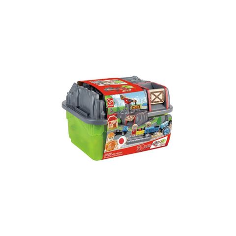  Bộ đồ chơi xe lửa kỹ sư xây dựng đường phố Hape E3764B 