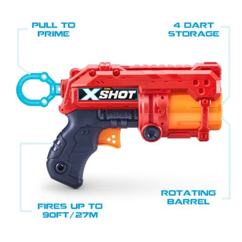  Đồ chơi phóng thanh xốp mút Fury 4 X-Shot (16 thanh mút) - 36377 