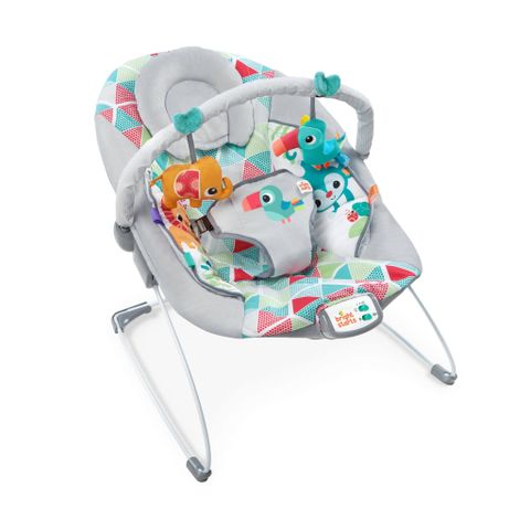  Đồ chơi ghế rung họa tiết chim Toucan đáng yêu Bright Starts 10589 