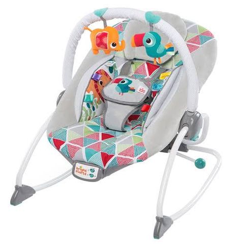  Đồ chơi ghế rung họa tiết chim Toucan đáng yêu Bright Starts 10589 
