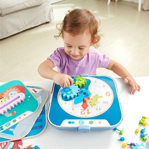 Bộ đồ chơi lắp ráp bánh răng chuyển động Hape E1065 