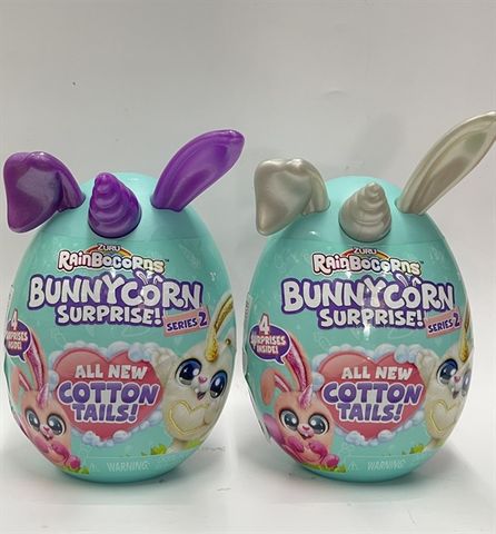  Đồ chơi trứng kỳ lân thỏ con đáng yêu Zuru Rainbocorns Bunnycorn S2 