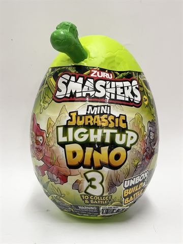  Đồ chơi trứng khủng long Jurassic phát sáng bí ẩn Smashers S1 - cỡ nhỏ 