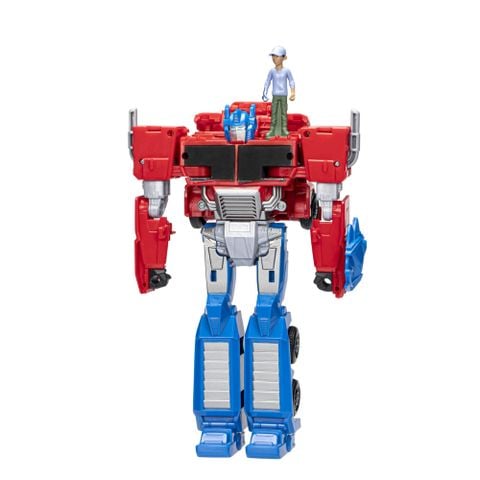  Đồ chơi robot biến hình Earthspark Spinchanger Optimus Prime Transformers 