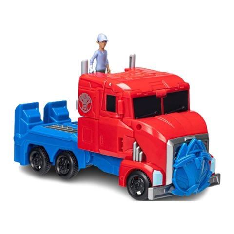  Đồ chơi robot biến hình Earthspark Spinchanger Optimus Prime Transformers 