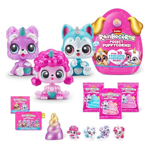  Đồ chơi trứng kỳ lân cún con đáng yêu dạng túi lớn Zuru Rainbocorns Puppycorn S1 