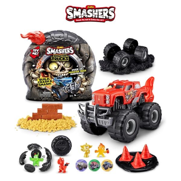 23win08 com sưu tập bánh xe quái vật Monter Truck Zuru Smashers S1