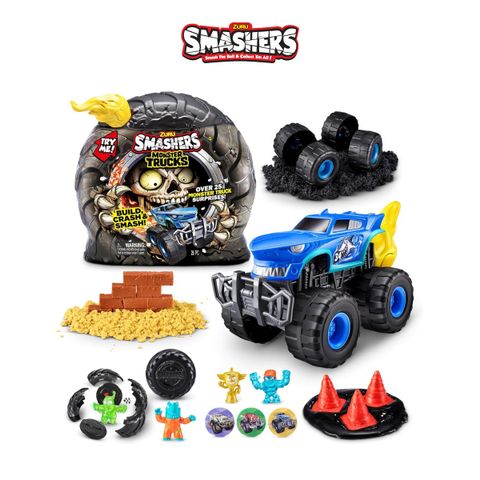  Đồ chơi sưu tập bánh xe quái vật Monter Truck Zuru Smashers S1 
