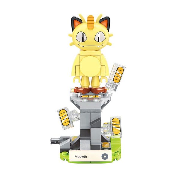 Đồ Chơi Lắp Ghép B0103 Pokemon (68 chi tiết) Nhân Vật Meowth