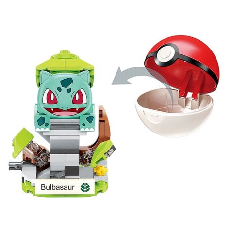  Lắp Ráp Đồ Chơi B0104 Pokemon 74 chi tiết Mini Bulbasaur 