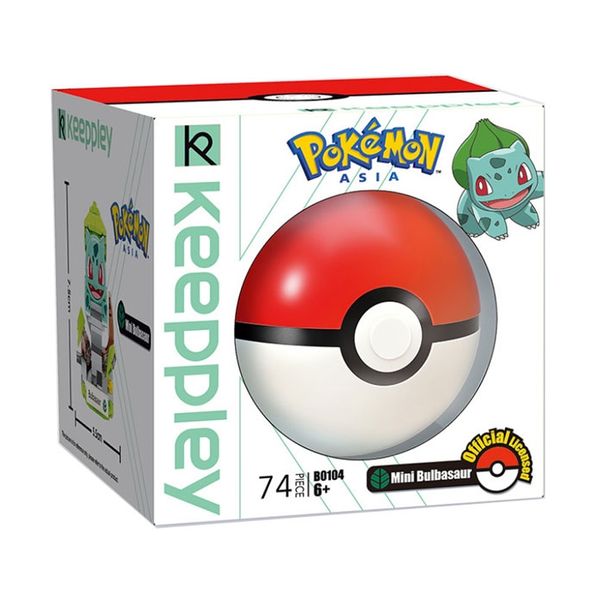 Lắp Ráp Đồ Chơi B0104 Pokemon 74 chi tiết Mini Bulbasaur