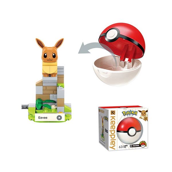  B0102 - Bộ lắp ráp Pokemon (63 chi tiết) 