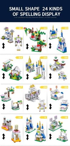  Lắp Ráp 12 trong 1 (607 chi tiết) - 633056 