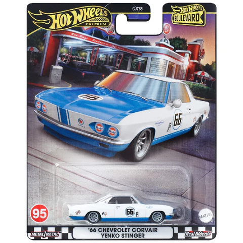  HRT69/GJT68 Mô hình xe Hot Wheels Boulevard-66 Chevrolet Covair Yenko Stinger 
