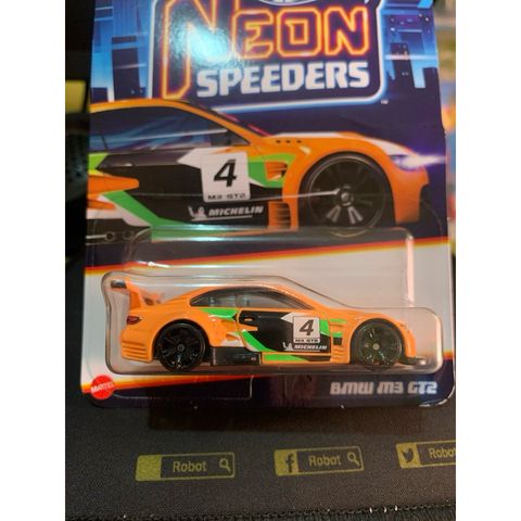  HRW78 Mô hình xe Hot Wheels Neon Speeders BMW M3 GT2 