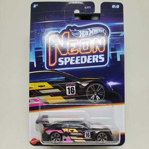  HRW82 Mô hình xe Hot Wheels Neon Speeders CADILLAC ATS- VR 