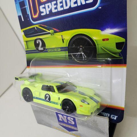  HRW77 Mô hình xe Hot Wheels Neon Speeders FORD GT 