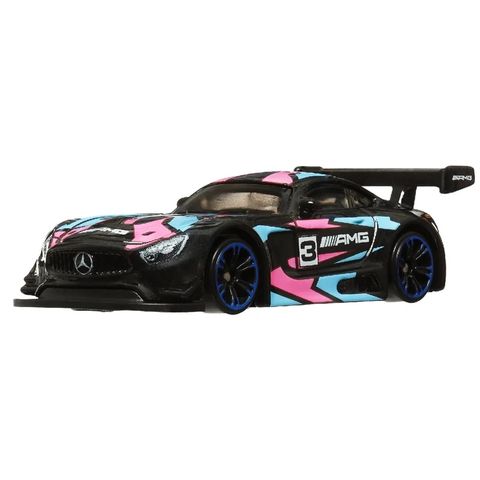  HRW79 Mô hình xe Hot Wheels Neon Speeders 16 MERCEDES AMG GT3 