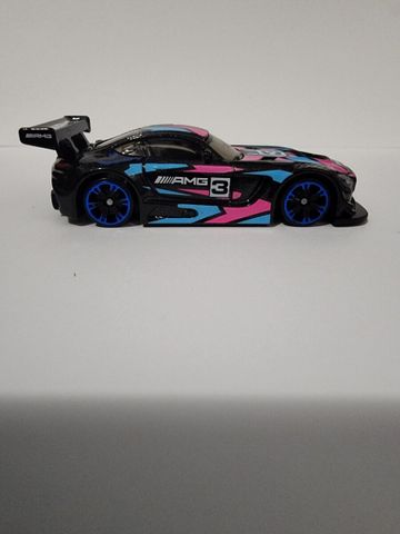  HRW79 Mô hình xe Hot Wheels Neon Speeders 16 MERCEDES AMG GT3 