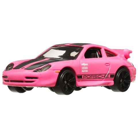  HRW75 Mô hình xe Hot Wheels Neon Speeders PORSCHE 911 GT3 CUP 