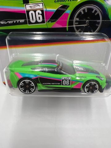  HRW81 Mô hình xe Hot Wheels Neon Speeders CORVETTE C7 