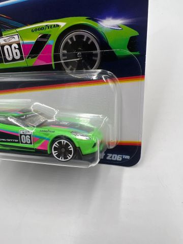  HRW81 Mô hình xe Hot Wheels Neon Speeders CORVETTE C7 