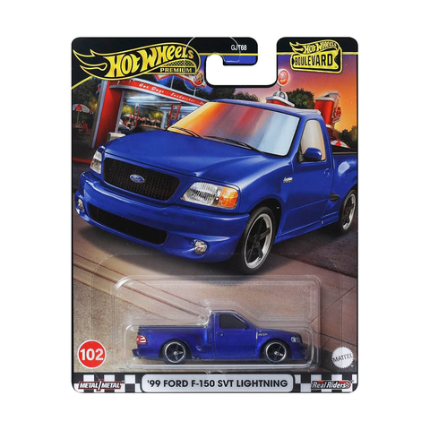  HRT60/GJT68 Mô hình xe Hot Wheels BOULEVARD 99 FORD F-150 SVT LIGHTNING 