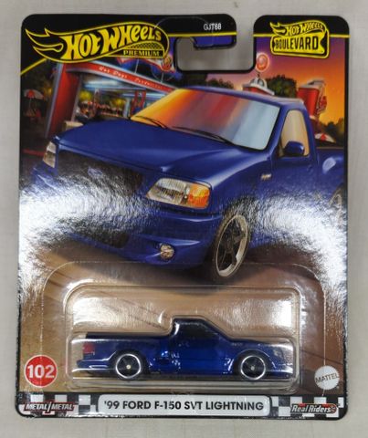  HRT60/GJT68 Mô hình xe Hot Wheels BOULEVARD 99 FORD F-150 SVT LIGHTNING 