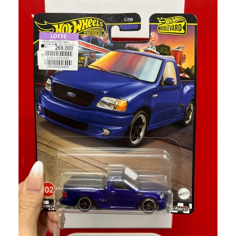  HRT60/GJT68 Mô hình xe Hot Wheels BOULEVARD 99 FORD F-150 SVT LIGHTNING 