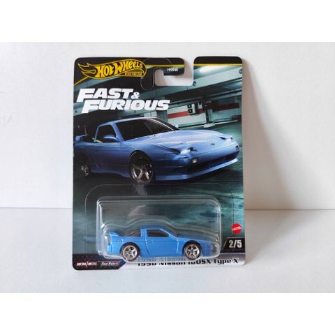 Xe mô hình HVR62/HNW46 Hot Wheels premium Fast&Furious NISSAN 180SX 