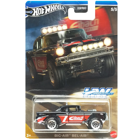  HRT05/HWR60 Mô hình siêu xe Hotwheels Speed Graphics Big Air Bel Air 