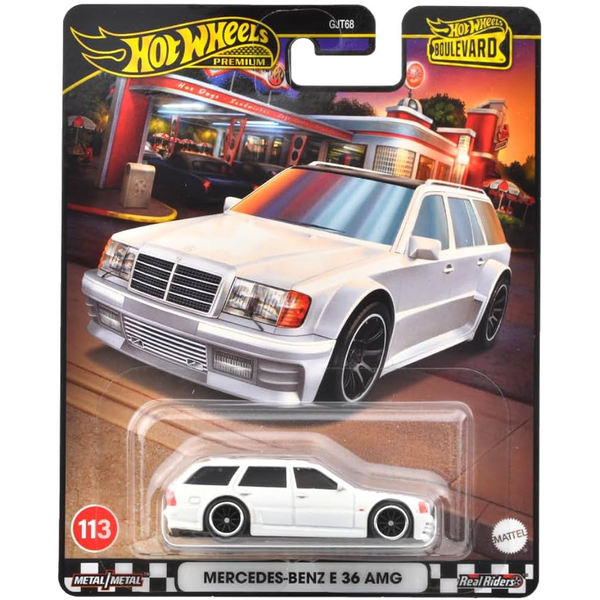 hot wheels BOULEVARD-MERCEDES-BENZ AMG E36 ESTAST CUSTOM