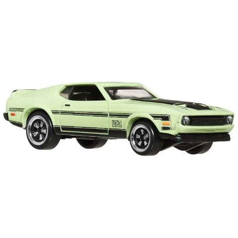  JBY52/GRT01 Mô hình xe Hot Wheels 71 Ford Mustang Mach 1 - green 